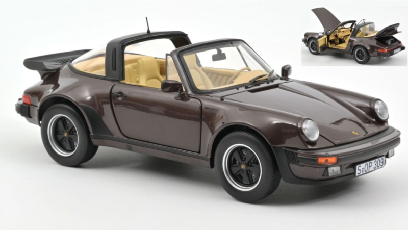 PORSCHE 911 TURBO TARGA 3.3 1987 1/18