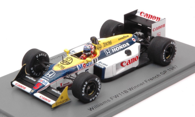 S7482 WILLIAMS FW11B N.MANSELL 1/43