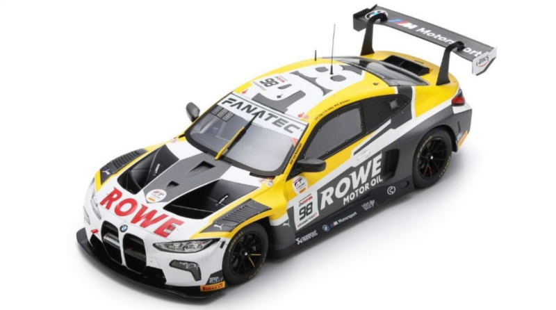 18SPA2023 BMW M4 GT3 ENG-WITTM-YELLOLY 1/18