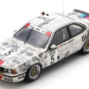 43SPA1985 BMW 635 CSI RAVAGLIA-BERGER-SURER 1/43