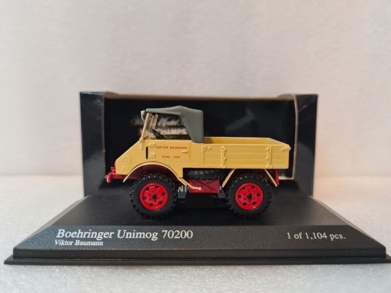 BOEHRINGER UNIMOG 70200 V.BAUMANN 1/43