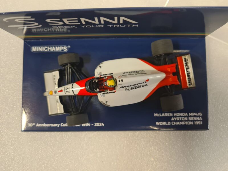 5805418891147592682 McLAREN HONDA MP4/6 A.SENNA 1/43