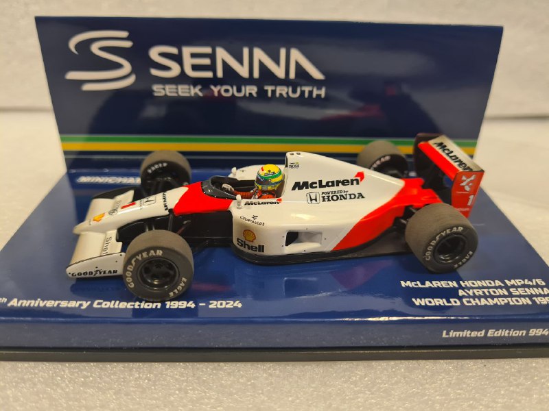 5805418891147592683 McLAREN HONDA MP4/6 A.SENNA 1/43