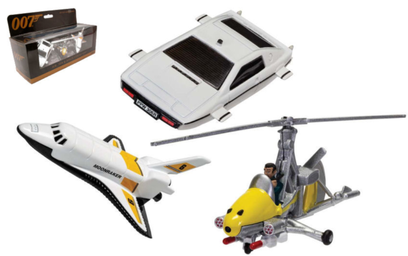 99283 JAMES BOND SPACE SHUTTLE, GYIROCPTER AND LOTUS ESPRIT