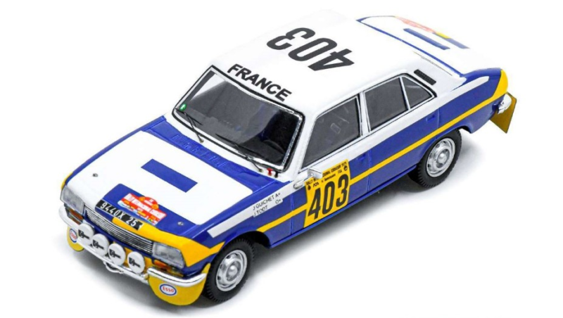 S5632 PEUGEOT 504 J. GUICHET-J.TODT 1/43