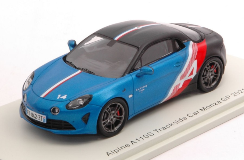ALPINE A110S TRACKSIDE CAR F.ALONSO 1/43