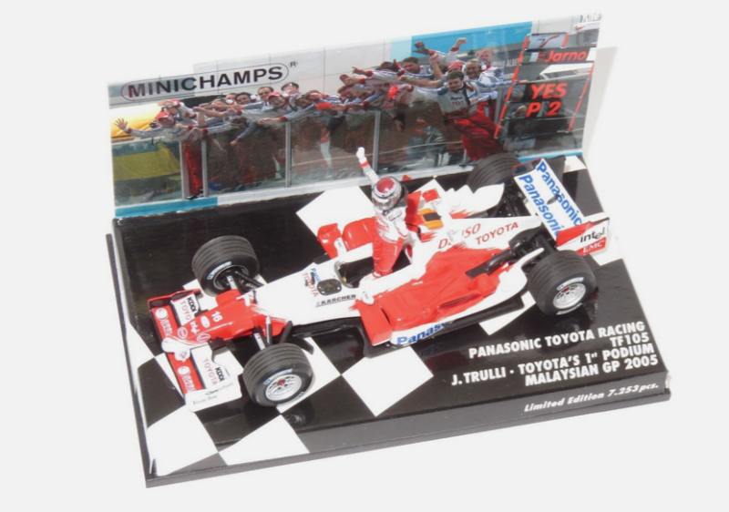 PANASONIC TOYOTA RAGING TF105 J.TRULLI 1/43