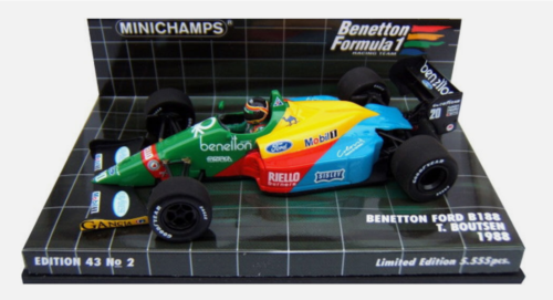 400880020 BENETTON FORD B188 T.BOUTSEN 1/43