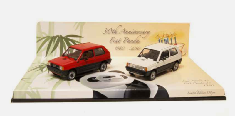 FIAT PANDA-30TH ANNIVERSARY SET 1/43
