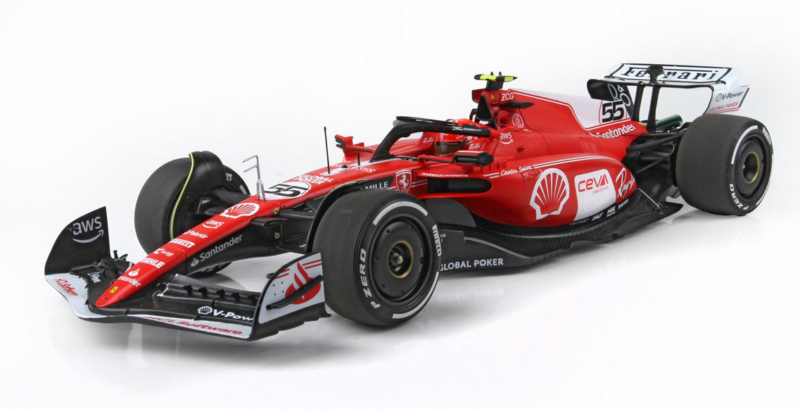 FERRARI SF-23 C. SAINZ 1/18