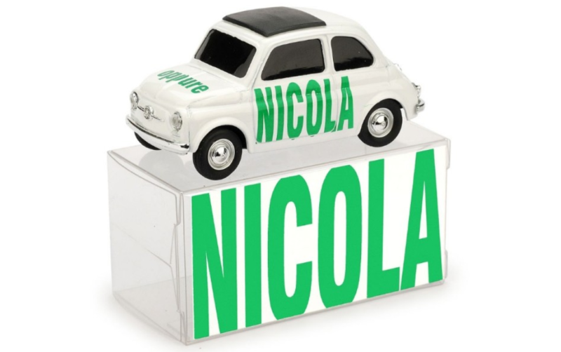 FIAT 500 NICOLA "OPPURE" 1/43