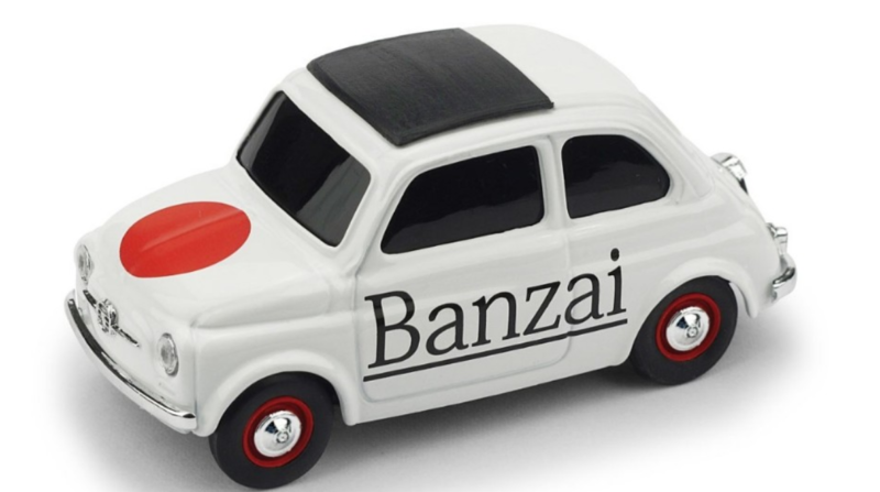 FIAT NUOVA 500 BRUMS GIAPPONE BANZAI 1/43