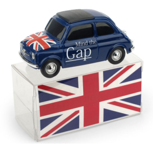 FIAT 500 BRUMS "MIND THE GAP" "GOD SAVE THE QUEEN" 1/43