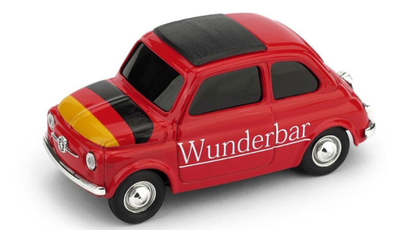 FIAT 500 BRUMS GERMANIA "WUNDERBAR" BRUMMBARCHEN 1/43