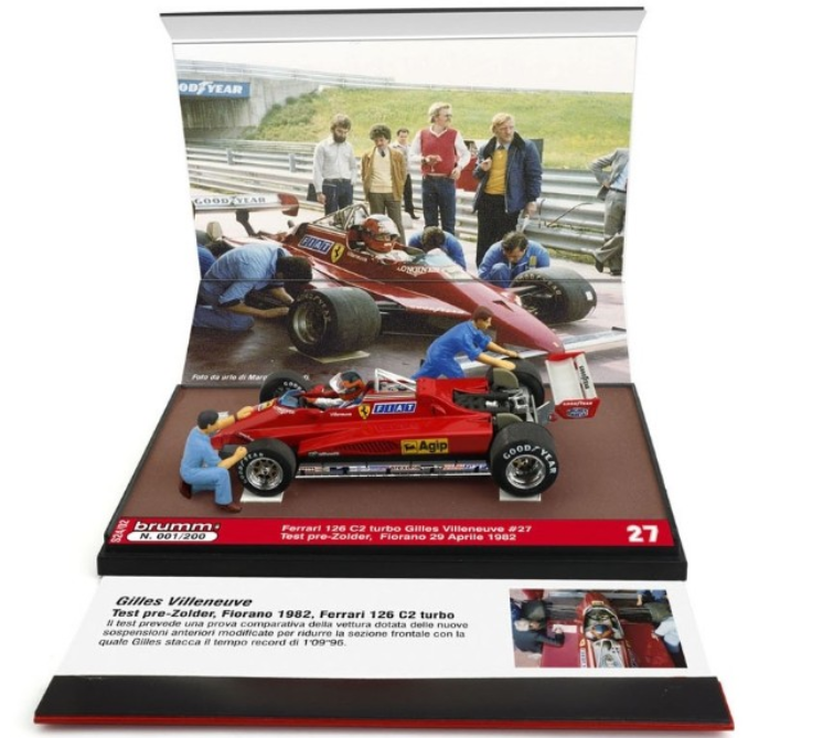 FERRARI 126 C2 TURBO G.VILLENEUVE 1/43