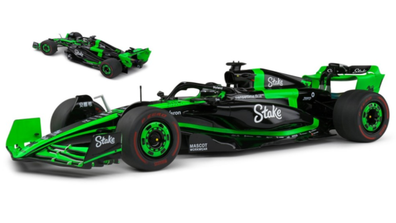 SAUBER C44 TEAM STAKE KICK V.BOTTAS 1/18