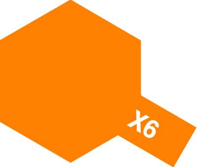 X6 COLORE ACRILICO ORANGE LUCIDO 10 ml