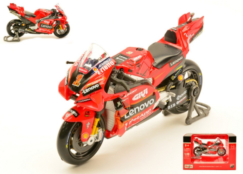 DUCATI DESMOSEDICI F. BAGNAIA 1/18