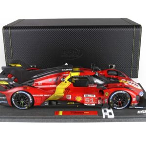 FERRARI 499P WINNER 24H LE MANS 2023 CON USURE DI FINE GARA 1/12