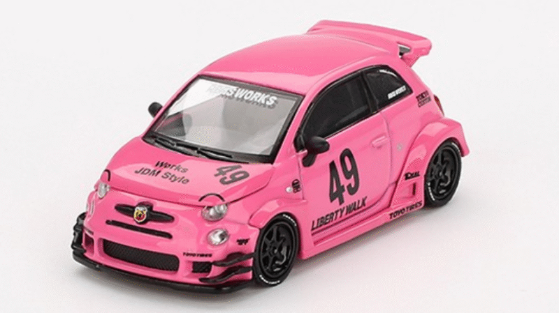 FIAT 595 ABARTH LB-WORKS X ABAS WORKS 2024 1/64