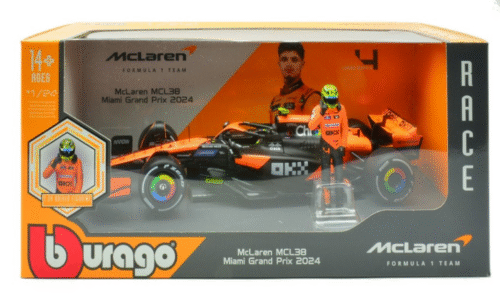 28040N McLAREN MCL38 L.NORRIS WITH FIGURE 1/24