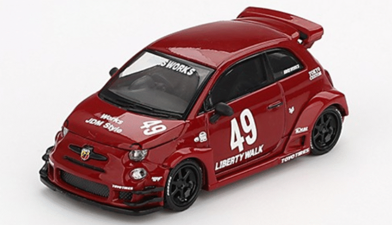 FIAT ABARTH 595 LB-WORKS X ABAS WORKS 2024 1/64