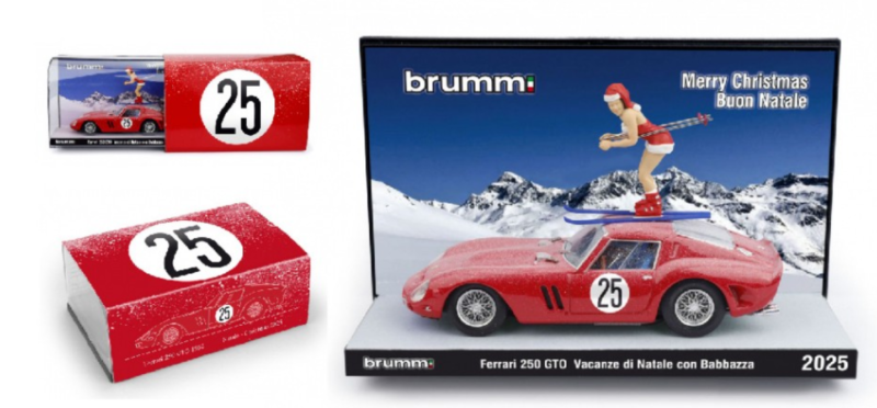 FERRARI 250 GTO VACANZE DI NATALE 2025 CON BABBAZZA 1/43