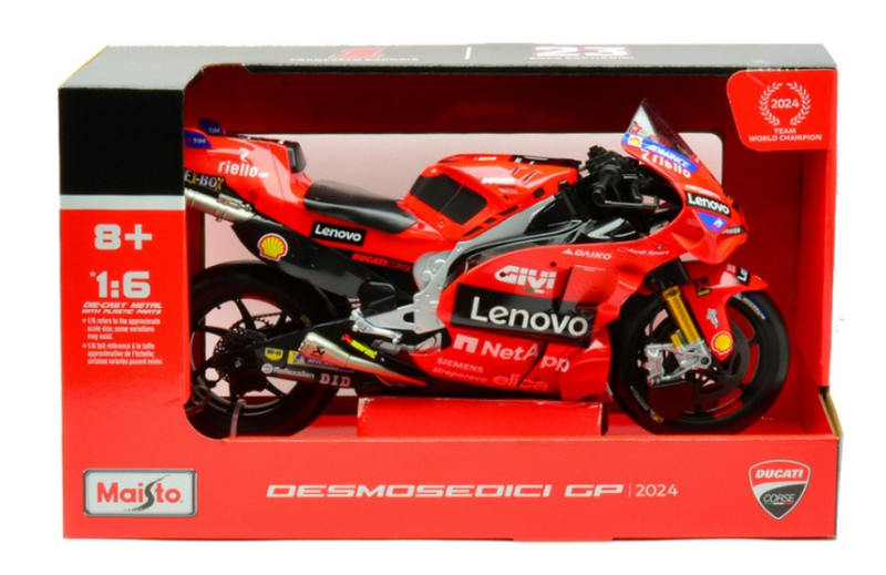 DUCATI DESMOSEDICI P.BAGNAIA 1/6
