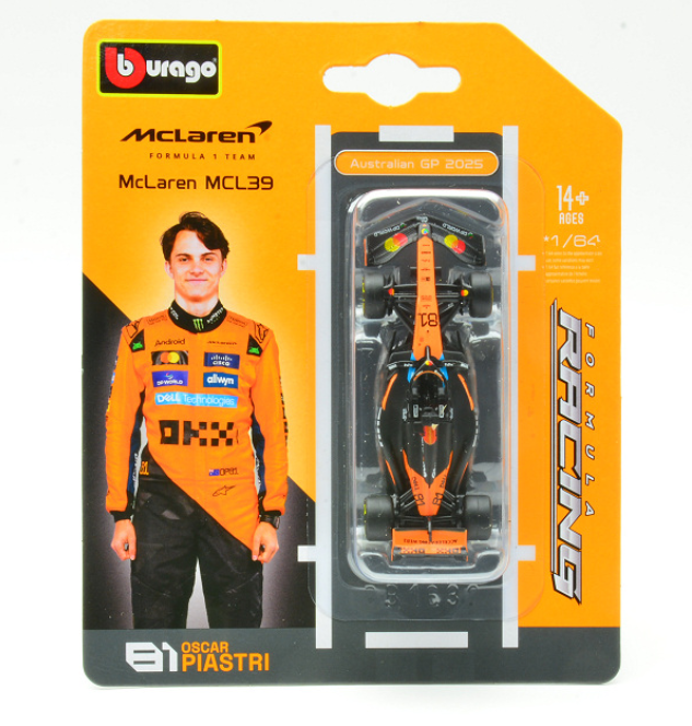 MCLAREN MCL39 O.PIASTRI 1/64