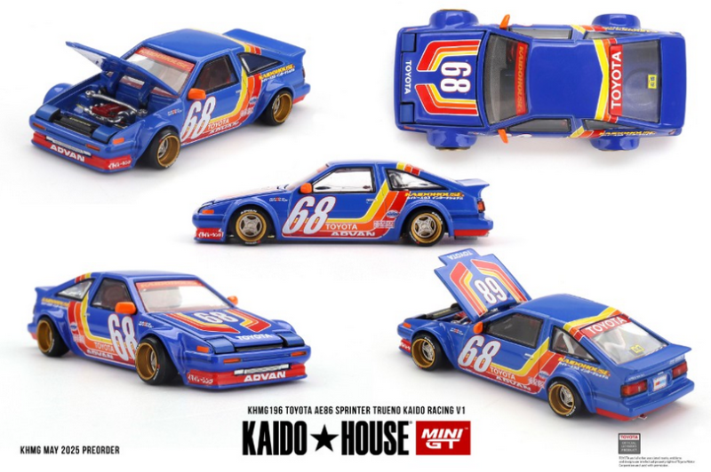 TOYOTA AE86 SPRINTER TRUENO KAIDO RACING V1 1/64