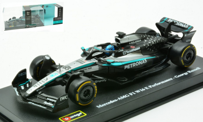 MERCEDES AMG W16 G.RUSSELL 1/43