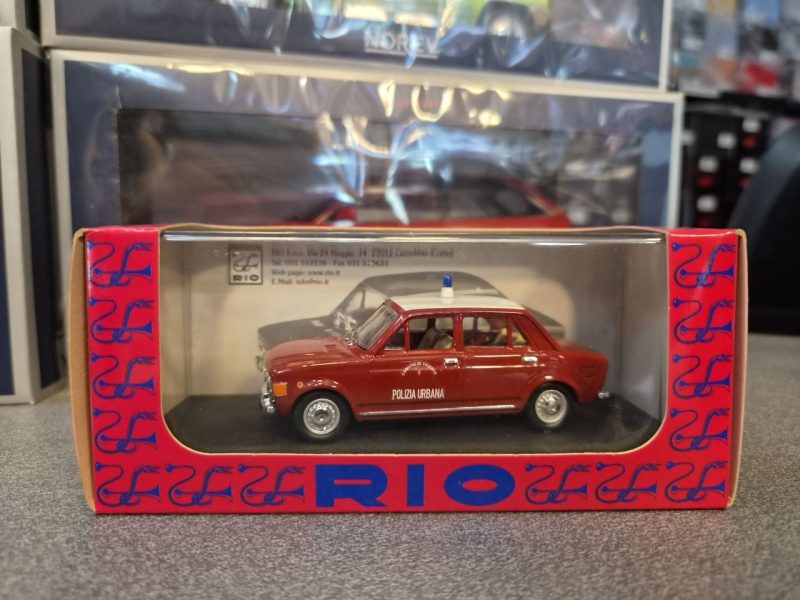 FIAT 128 TRAFFIC POLICEMAN CITY OF TRIESTE 1/43