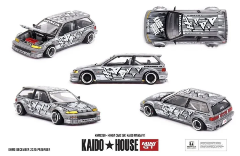 HONDA CIVIC (EF) KAIDO MANGA V1 1987 1/64