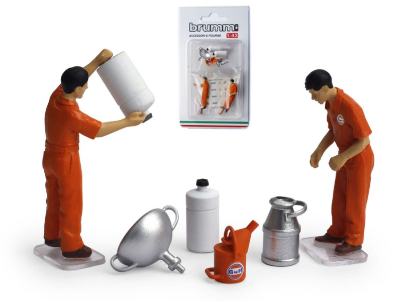 SET RIFORNIMENTO 2 MECCANICI + ACCESSORI 1/43