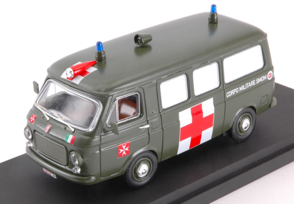 FIAT 238 AMBULANZA MILIT. S.M.O.M. SOVRANO MILITARE ORDINE DI MALTA 1/43